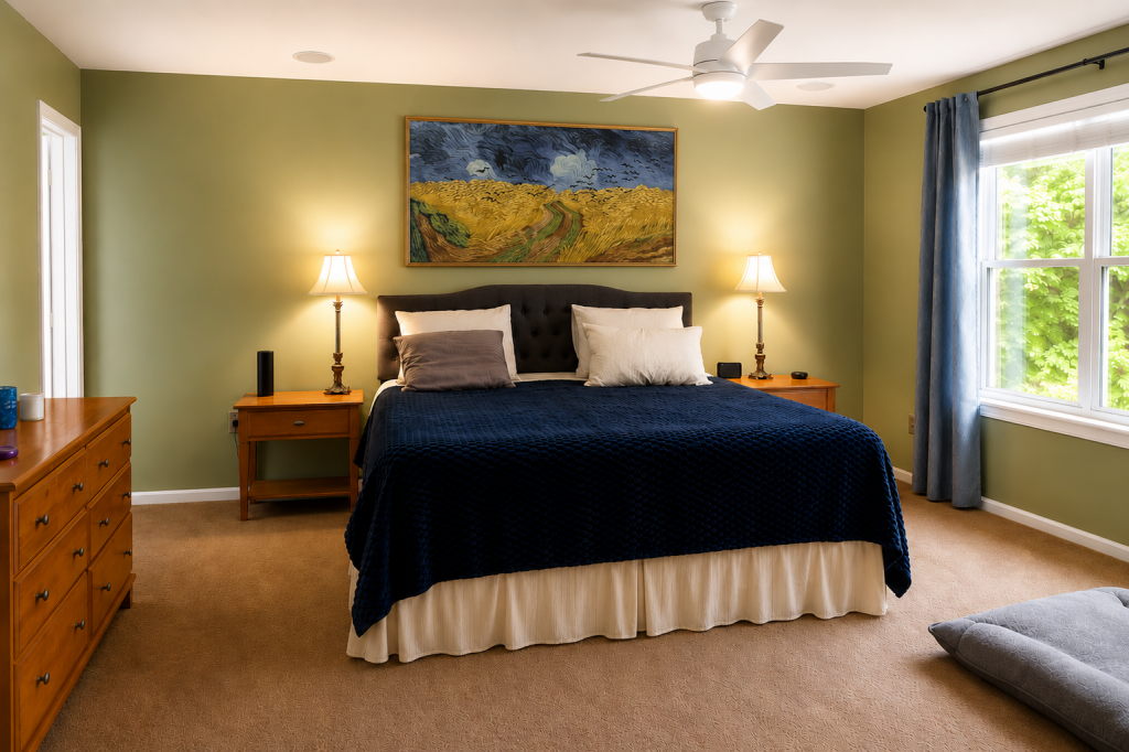 Finished Master Bedroom